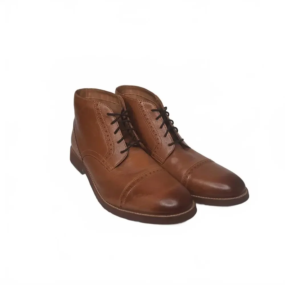 Nunn Bush Middleton Men's Leather Lace-Up‎ Boots Size 10.5M